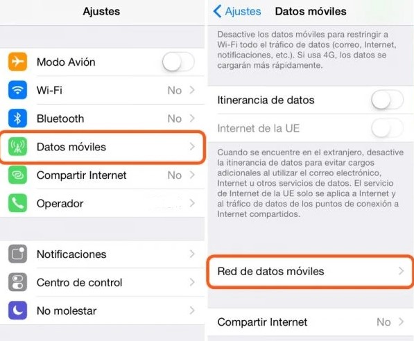 ajustes ios infocomputer